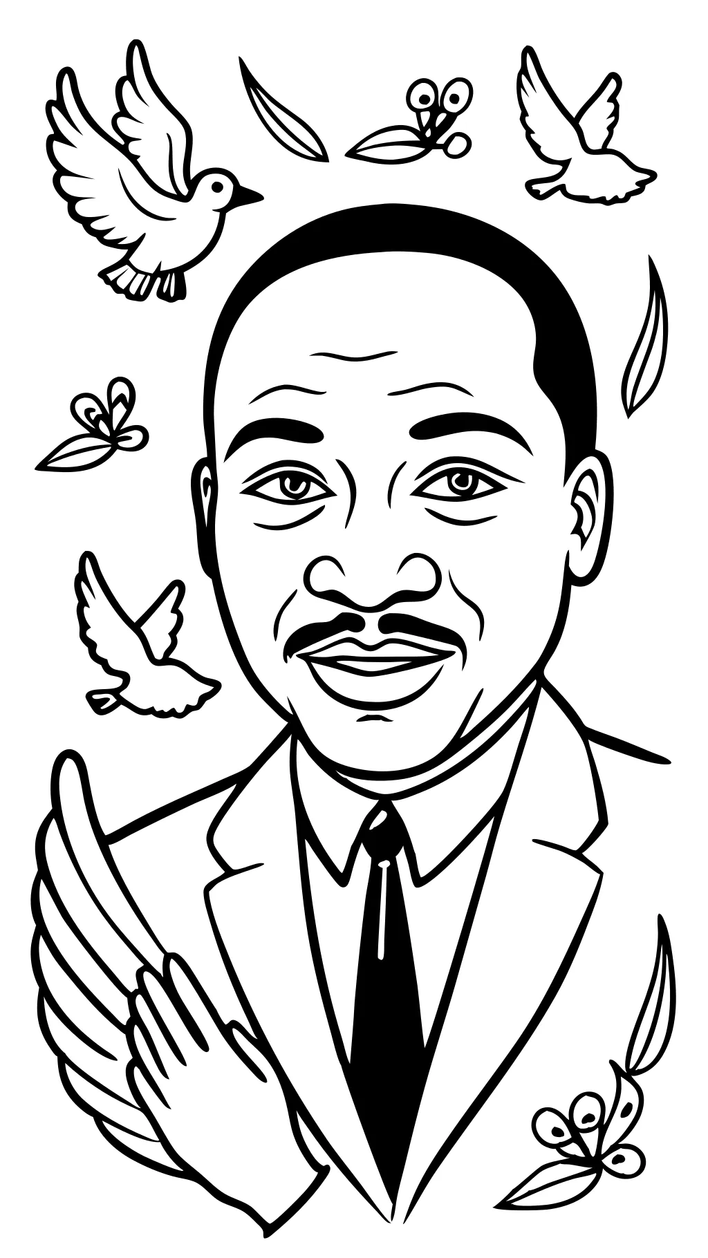 coloriages de la journée Martin Luther King